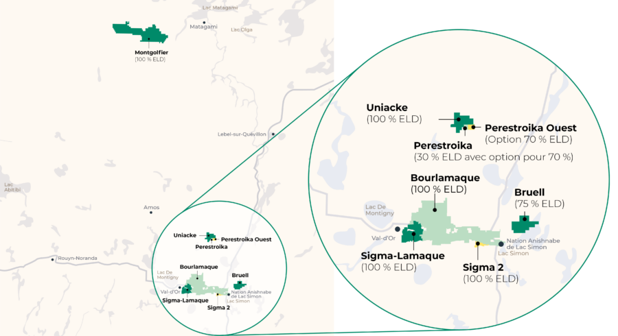 Carte des Propriétés Eldorado